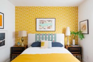 phòng ngủ màu vàng ấm áp (4)