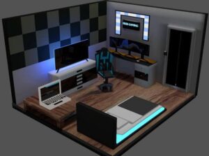 thiết kế phòng ngủ gaming đẹp (9)