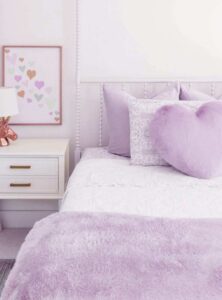 thiết kế phòng ngủ màu tím (10)