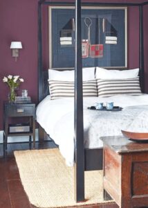 thiết kế phòng ngủ màu tím xinh đẹp, nữ tính (10)
