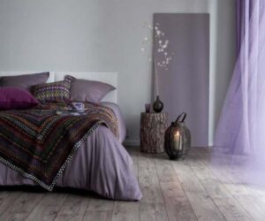 thiết kế phòng ngủ màu tím xinh đẹp, nữ tính (4)