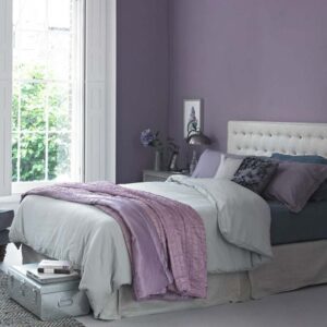 thiết kế phòng ngủ màu tím xinh đẹp, nữ tính (8)