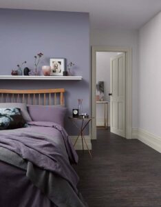thiết kế phòng ngủ màu tím xinh đẹp, nữ tính (9)