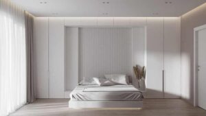 thiết kế phòng ngủ màu trắng sữa (8)