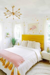 thiết kế phòng ngủ màu vàng (10)