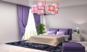 ý tưởng phòng ngủ màu tím (8)