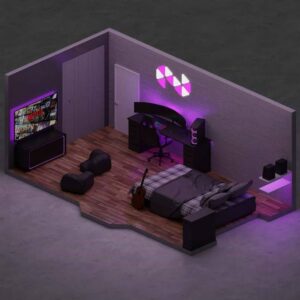 ý tưởng thiết kế phòng ngủ gaming đẹp (3)