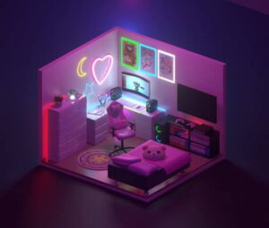 ý tưởng thiết kế phòng ngủ gaming đẹp (4)