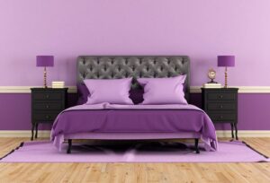 ý tưởng thiết kế phòng ngủ màu tím (10)