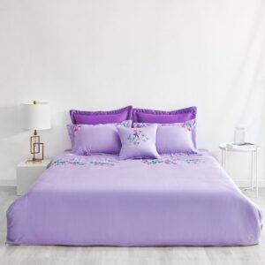 ý tưởng thiết kế phòng ngủ màu tím (2)