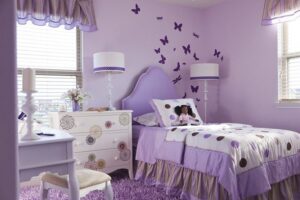 ý tưởng thiết kế phòng ngủ màu tím (3)