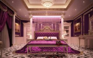 ý tưởng thiết kế phòng ngủ màu tím (7)