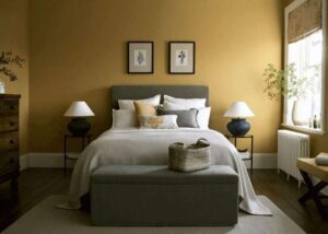 ý tưởng thiết kế phòng ngủ màu vàng (10)