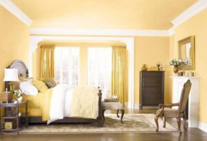 ý tưởng thiết kế phòng ngủ màu vàng (2)