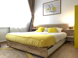 ý tưởng thiết kế phòng ngủ màu vàng (3)