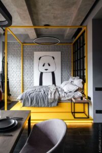 ý tưởng thiết kế phòng ngủ màu vàng (5)