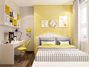 ý tưởng thiết kế phòng ngủ màu vàng (6)