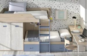 ý tưởng giường ngủ kết hợp bàn học (5)