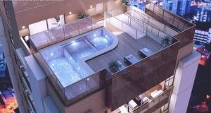 ý tưởng thiết kế biệt thự có hồ bơi trên sân thượng (4)