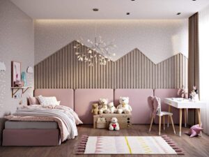 cách phối màu giấy dán tường phòng ngủ đẹp, độc đáo, dễ làm (6)