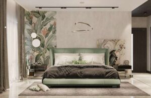 cách phối màu giấy dán tường phòng ngủ đơn giản, đẹp (4)