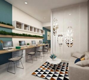 thiết kế căn hộ officetel đẹp, độc đáo (1)