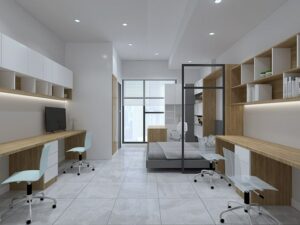 thiết kế căn hộ officetel đẹp, độc đáo (7)
