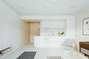 ý tưởng thiết kế phòng khách kết hợp bếp cho nhà nhỏ (7)