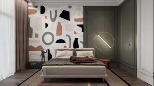 ý tưởng về cách phối màu giấy dán tường phòng ngủ (10)