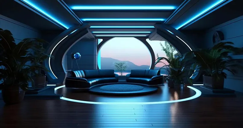 phong cách nội thất futuristic (13)