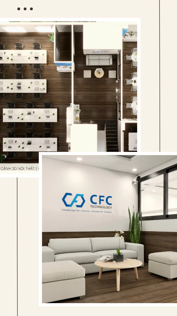 thiết kế văn phòng CFC Technology
